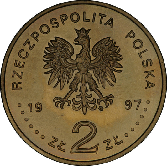 2 zł 1997 - Poczet królów i książąt polskich: Stefan Batory (1576 - 1586)