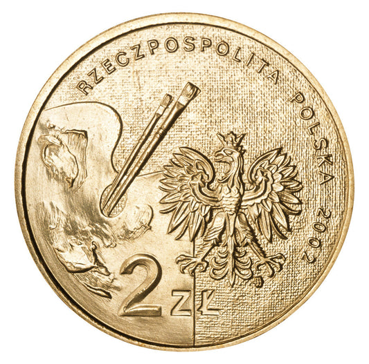 2 zł 2002 - Polscy malarze XIX/XX w.: Jan Matejko (1838-1893)