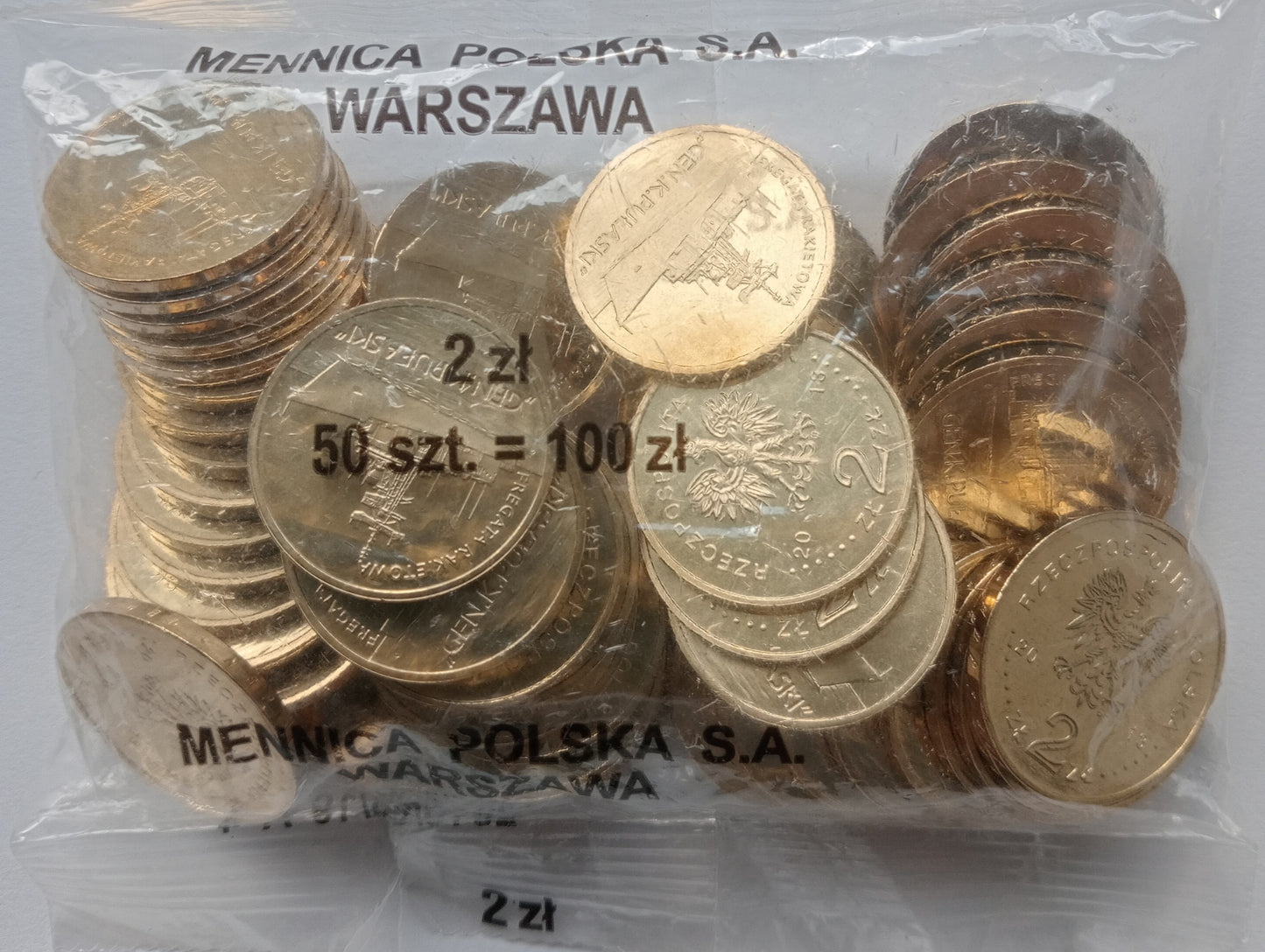 2 zł 2013 - Polskie okręty – Fregata rakietowa „Gen. K. Pułaski” (woreczek 50 szt.)