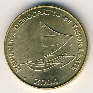 Timor Wschodni 25 Centavo 2004