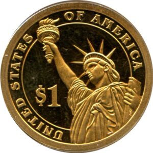 USA 1 Dolar 2010 14 Prezydent USA - Franklin Pierce (1853-1857)