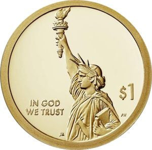 USA 1 Dolar 2018 Amerykańska moneta wprowadzająca do innowacji