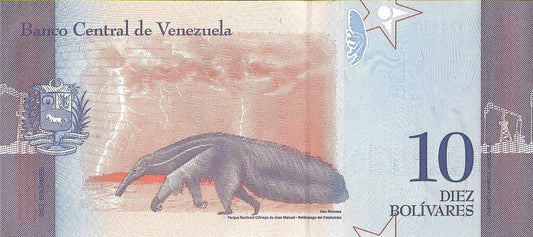 Wenezuela 10 Bolivar 2018 - UNC