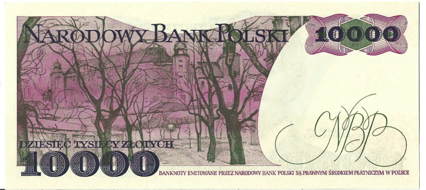 10 000 Złotych 1988 - UNC