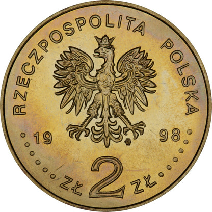 2 zł 1998 - Poczet królów i książąt polskich: Zygmunt III Waza (1587 - 1632)