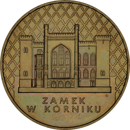 2 zł 1998 - Zamki i pałace w Polsce: Zamek w Kórniku