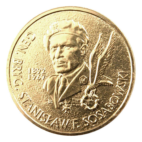 2 zł 2004 - Generał brygady Stanisław F. Sosabowski (1892-1967)
