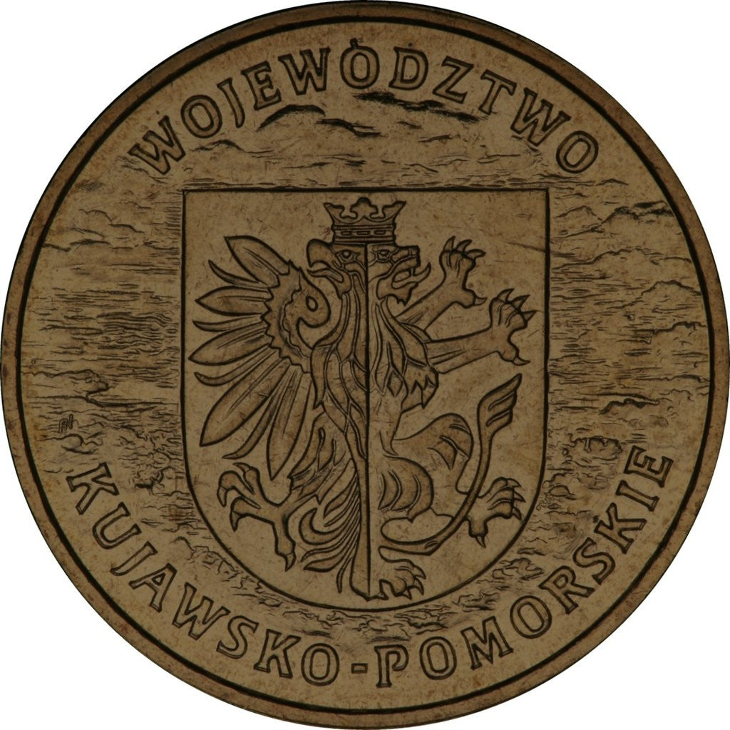 2 zł 2004 - Herby Województw: kujawsko-pomorskie