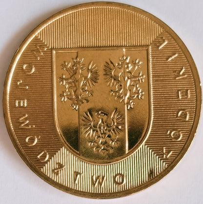 2 zł 2004 - Herby Województw: łódzkie