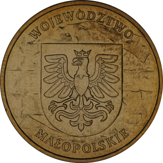 2 zł 2004 - Herby Województw: małopolskie