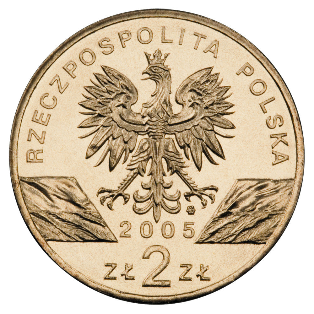 2 zł 2005 - Zwierzęta świata: Puchacz (woreczek 50 szt.)