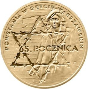 2 zł 2008 - 65. rocznica powstania w getcie warszawskim