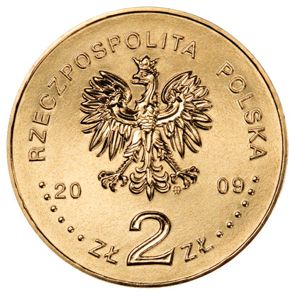 2 zł 2009 - Miasta w Polsce: Jędrzejów – Klasztor Cystersów