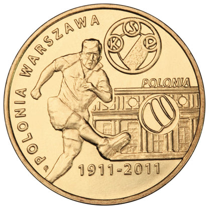 2 zł 2011 - Polskie Kluby Piłkarskie – Polonia Warszawa