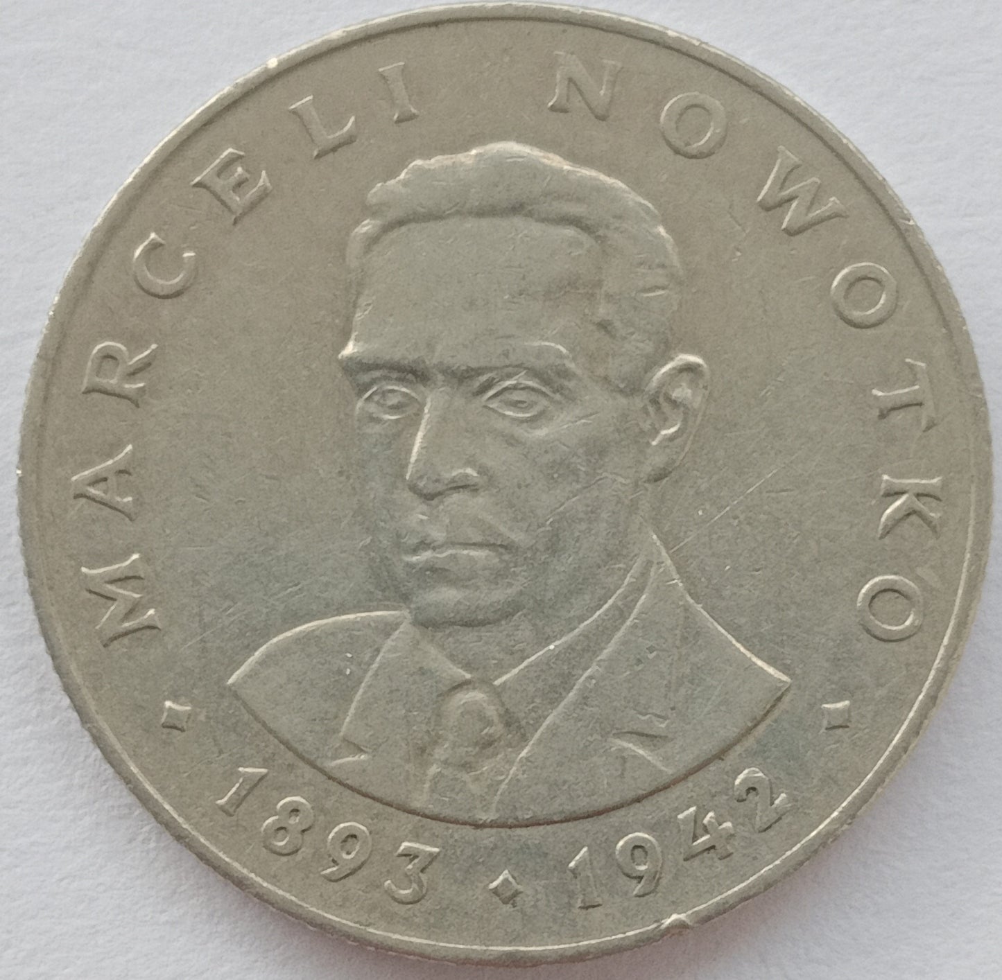 20 Złotych 1977 Marceli Nowotko