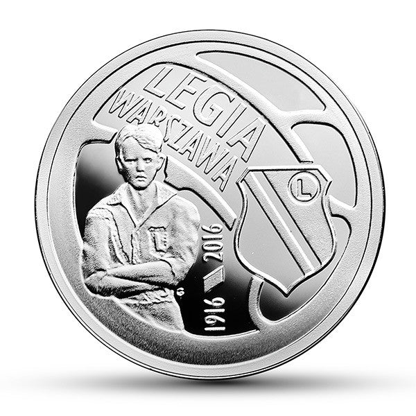 5 zł 2016 - Polskie Kluby Piłkarskie – Legia Warszawa