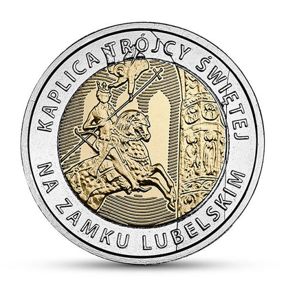 5 zł 2017 - Odkryj Polskę – Kaplica Trójcy Świętej na Zamku Lubelskim