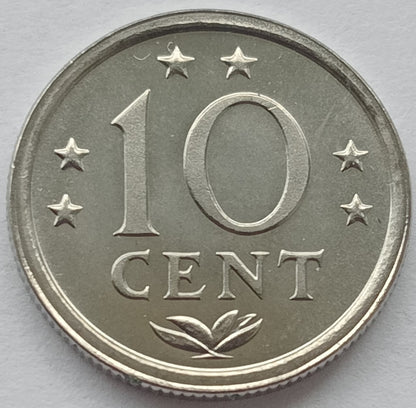 Antyle Holenderskie 10 Centów 1984