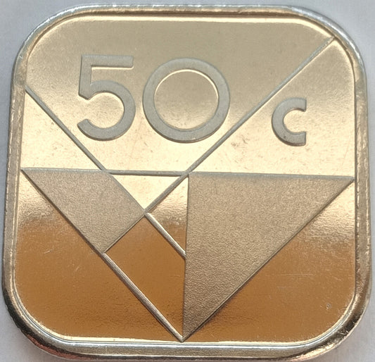 Aruba 50 Centów 1991