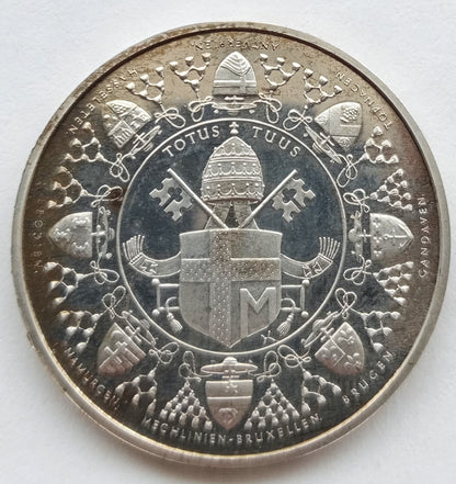 Belgia Medal pamiątkowy 1985  JAN PAWEŁ II