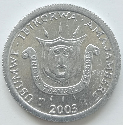 Burundi 1 Frank 2003