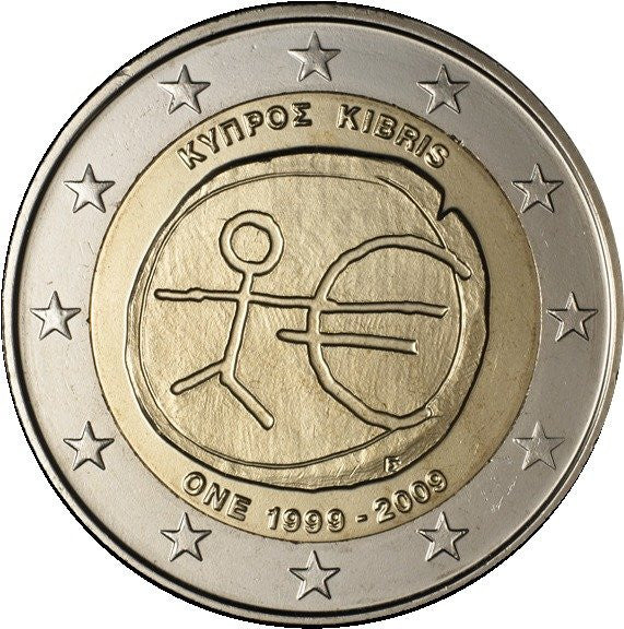 Cypr 2 euro 2009 10-lecie wprowadzenia systemu euro (Cypr)