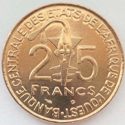 ECOWAS 25 Franków CFA 2002