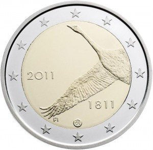 Finlandia 2 euro 2011 200-lecie istnienia Banku Finlandii