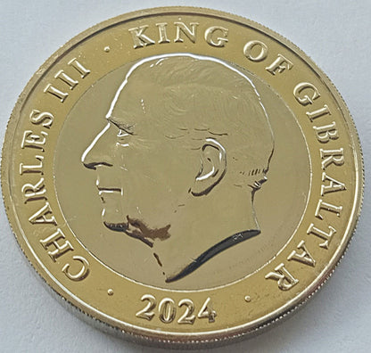 Gibraltar 2 Funty 2024 Boże Narodzenie