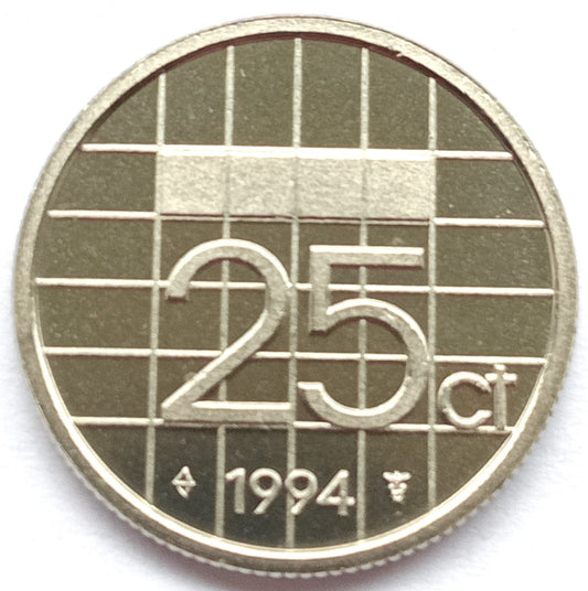Holandia 25 Cent 1993
