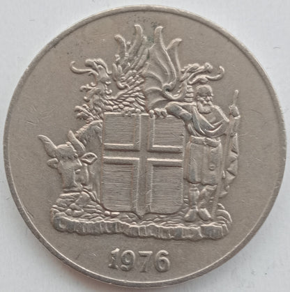 Islandia 10 Koron 1976 (herb)