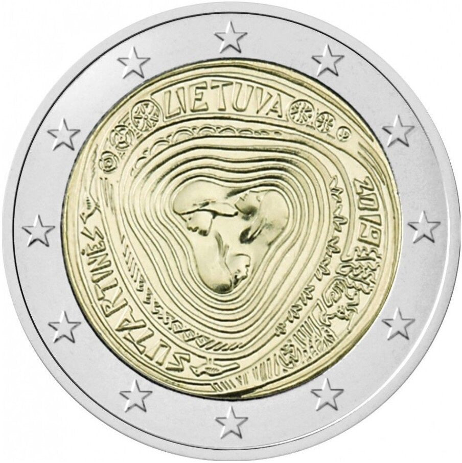 Litwa 2 euro 2019 Sutartinės - litewskie pieśni wielogłosowe