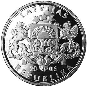 Łotwa 1 Łat 2006 Szyszka