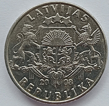 Łotwa 1 Łat 2008