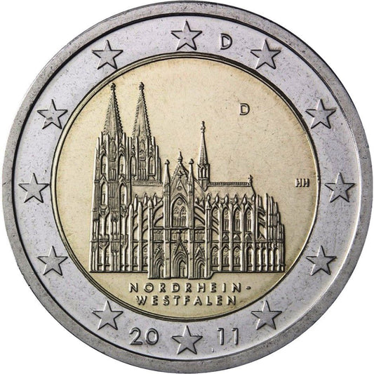Niemcy 2 euro 2011 Nadrenia Północna-Westfalia