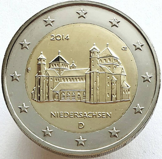 Niemcy 2 euro 2014 Dolna Saksonia