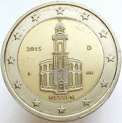 Niemcy 2 euro 2015 Hesja