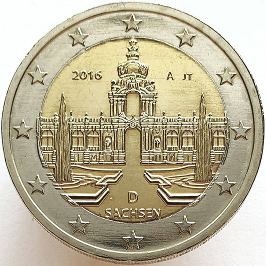 Niemcy 2 euro 2016 Saksonia