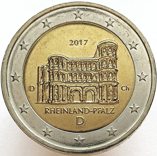 Niemcy 2 euro 2017 Nadrenia-Palatynat