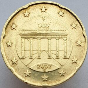Niemcy 20 Euro Cent 2002