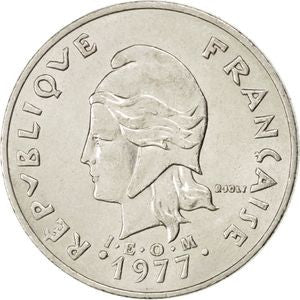 Nowa Kaledonia 20 Franków 2002