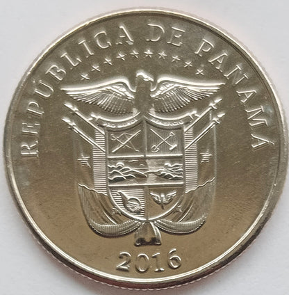 Panama 0,25 Balboa 2016 1914 – pierwszy tranzyt przez Kanał