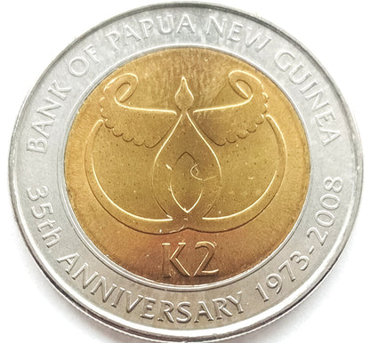 Papua Nowa Gwinea 2 Kina 2008