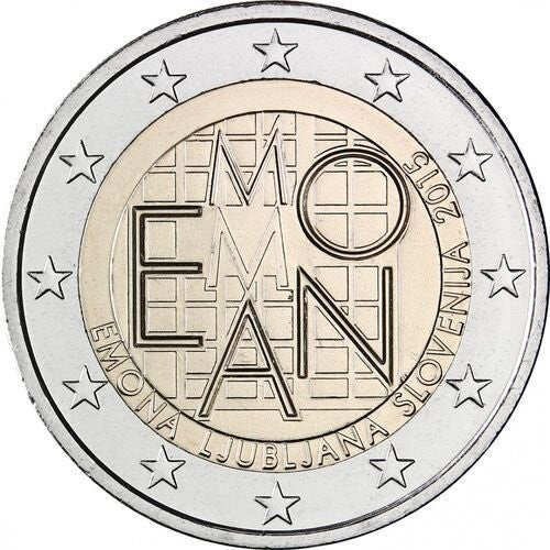 Słowenia 2 euro 2015 2000 rocznica założenia Emony