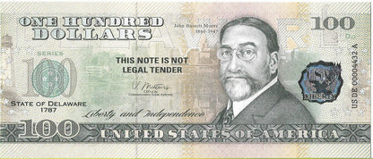 USA 100 Dolarów 2022 Delaware Commemorative Dollar
