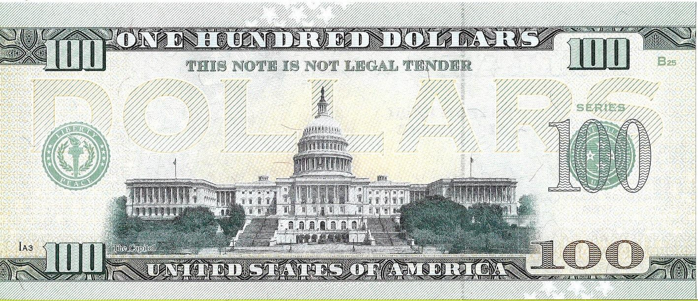 USA 100 Dolarów 2022 Maryland Commemorative Dollar