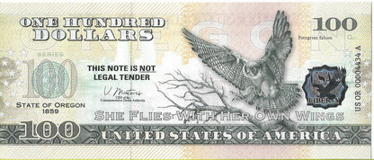 USA 100 Dolarów 2022 Oregon Commemorative Dollar