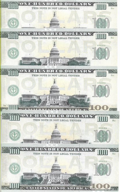 USA 100 Dolarów 2022 Zestaw 50 Sztuk Commemorative Dollar