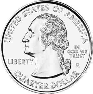 USA 25 centów / ćwiartka 2001  Rhode Island