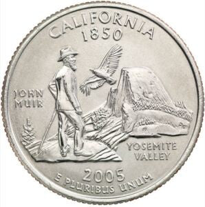 USA 25 centów / ćwiartka 2005 Kalifornia